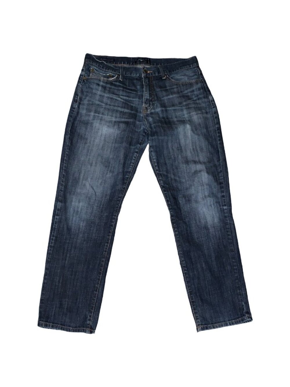 Lucky Brand 221 Original Straight Men's Size 34X30 Dark Wash Denim Jeans Preppy